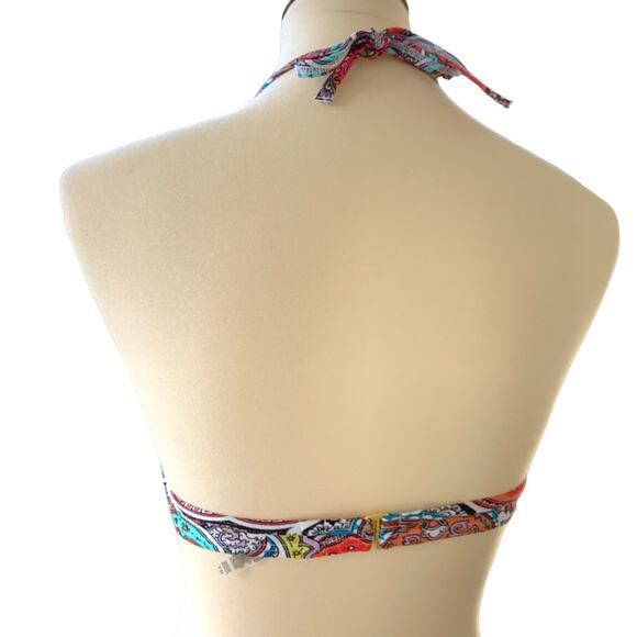 Victoria's Secret Gladys Tri Pure Paisley Push Up Bikini Top Size 32A - Picture 3 of 6